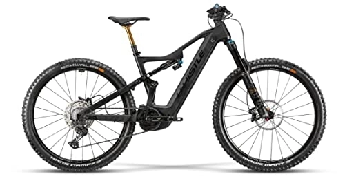 Mountain bike elettriches : Nuova E-BIKE 2022 MTB FULL CARBON 2022 WHISTLE B-RUSH C8.2 12V misura 40 colore nero / nero