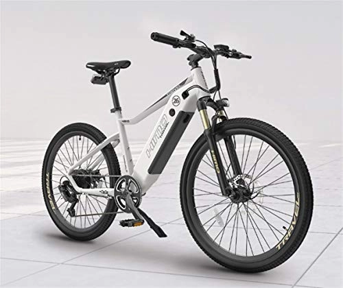 Mountain bike elettriches : Qianqiusui Biciclette elettriche, di Fascia Alta Bici elettriche (Color : White)