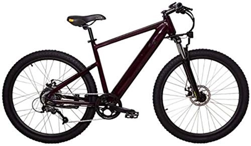 Mountain bike elettriches : RDJM Bciclette Elettriche, Electric Mountain Bikes, Display LCD 27, 5 Pollici Pneumatici Rimovibile Biciclette Batteria al Litio a velocità variabile Biciclette for Adulti