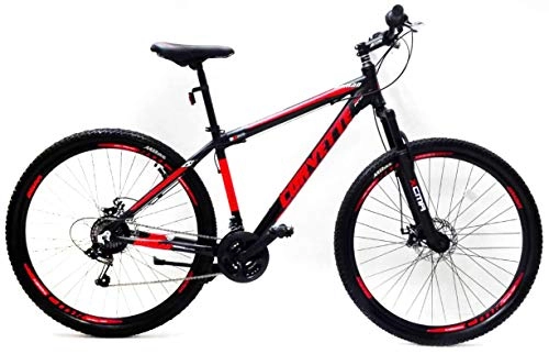 Mountain bike elettriches : Reset Bicicletta Mountain Bike MTB Ragazzo 29" 21V MTB Nomand Nero e Rosso