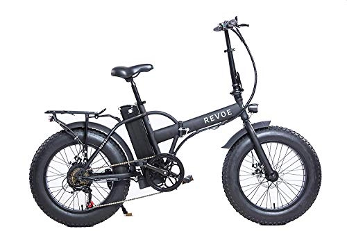 Mountain bike elettriches : Revoe 551691 Dirt Vtc Bicicletta Elettrica Pieghevole 20', Nero