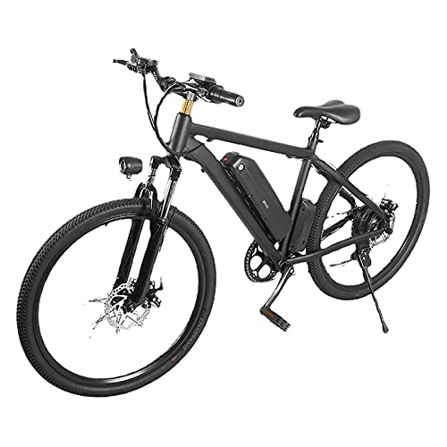 Mountain bike elettriches : RUBAPOSM Bicicletta elettrica Potente 26", Mountain Bike per Adulti, E-Bike 350W Motor Professional st7 Speed Gears con Rimovibile 36V 8Ah agli ioni di Litio