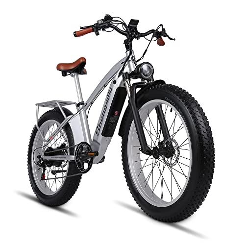 Mountain bike elettriches : Vikzche Q MX04 48v 250w bicicletta elettrica 4.0 pneumatici larghi MTB