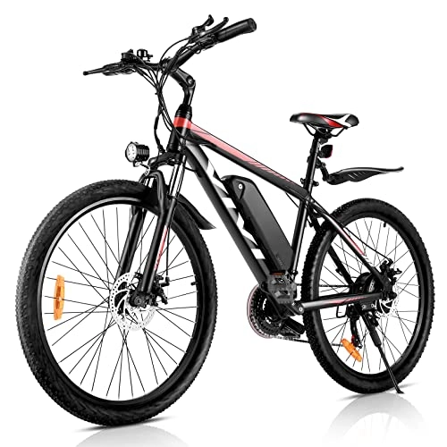 Mountain bike elettriches : VIVI Bicicletta Elettrica Bici Elettriche, Bici Elettrica per Adulti, Mountain Bike Elettrica 27.5'' / 26", Batteria da 10.4Ah, 3 Modalità di Lavoro
