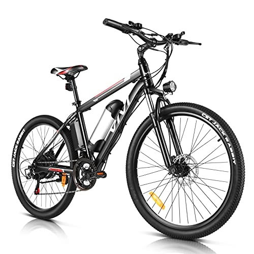 Mountain bike elettriches : VIVI Bicicletta Elettrica E-Bike Mountain Bike 350W Bici Elettrica con Sistema di Cambio a 21 velocità, Batteria agli Ioni di Litio Rimovibile 36 V, City Bike Leggero da 26 Pollici