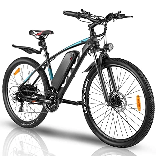 Mountain bike elettriches : VIVI Bicicletta Elettrica per Adulti 26'' / 27.5'', 250W Mountain Bike Elettrica con 36V 10.4Ah Batteria al Litio Rimovibile, Shimano 21 Velocità Ingranaggi Bici Elettrica per Uomo / Donna