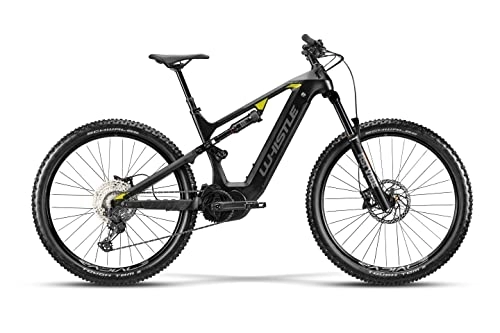 Mountain bike elettriches : WHISTLE O-RUSH C4.2 mtb mountain bike elettrica e-bike 29 bici in carbonio batteria 600 wh (M (MT.1, 65 / 1, 77))