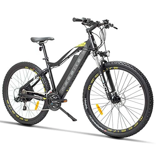 Mountain bike elettriches : xianhongdaye Bicicletta elettrica al Litio Nascosta da 27, 5 Pollici con Batteria al Litio Nascosta Bicicletta per Adulti Resistenza a 5 velocit Bicicletta elettrica a velocit variabile 400w-48V400W