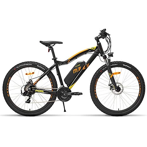 Mountain bike elettriches : XXCY Bicicletta elettrica da Città da 27, 5", Batteria al Litio Rimovibile da 48 V 13 Ah per Adulti / Uomini, Mountain Bike da Viaggio