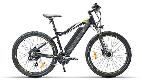 Mountain bike elettriches : XXCY Mountain Bike Elettrica da 27, 5", Batteria al Litio Rimovibile 48v 13ah per E-Bike da Città da Viaggio Adulto / Maschio (Shimano 21 Speed)