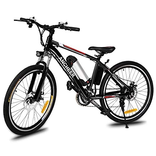 Mountain bike elettriches : yichengshangmao 26 Bicicletta elettrica in Alluminio da 250 W Mountain Bike elettrica a 21 velocit