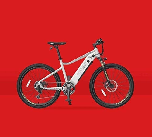 Mountain bike elettriches : ZGYQGOO Adulti elettrica Mountain Bike, 7 velocità Biciclette 250W Neve, con Display LCD HD Impermeabile Meter / 48V 10AH Batteria al Litio Bicicletta elettrica, 26 Pollici Ruote