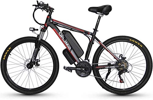 Mountain bike elettriches : ZJZ Mountain Bike elettrica per Adulti da 350 W, Bicicletta elettrica da 26 Pollici con Batteria agli ioni di Litio Rimovibile da 10 Ah / 15 Ah, Cambio Professionale a 27 velocità (Dimensioni: 10 Ah)