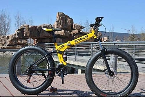 Mountain Bike pieghevoles : Conveniente Mountain Bike 7 / 21 / 24 / 27 / 30 velocità Biciclette Biciclette Dual Disc Freni a Disco Variabile Bikes Bikes Biking Bike Bike Pieghevole Bicycle Regali .Alta qualità (Color : 6, Size : 24)