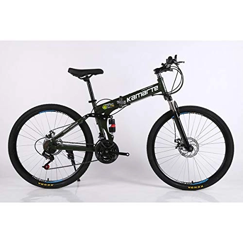 Mountain Bike pieghevoles : Dapang 26"in Alluminio Mountain Bike 27 velocità della Bicicletta, in Lega di magnesio Ruote Bici, in più Colori, 6, 24"