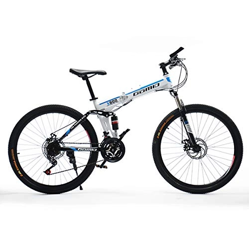 Mountain Bike pieghevoles : Dapang Mountain Bike / Biciclette, Ruota da 26"Telaio Leggero in Alluminio 27 velocità Freno a Disco Shimano, 1