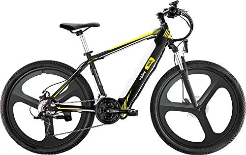 Mountain Bike pieghevoles : I-Bike, Mountain Mud Unisex adulto, Nero Bianco Giallo, Unica