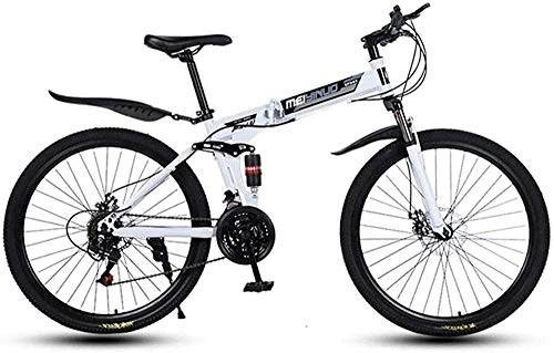 Mountain Bike pieghevoles : KRXLL Mountain Bike a 26 velocità da 26 Pollici per Freno a Disco a Forcella per Telaio Completo in Alluminio Leggero per Adulti