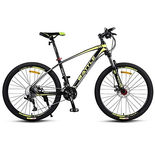 Mountain Bike : (Sport) 27 Speed ​​Unisex 's Mountain Bike 27, 5' Ruota Freno a Disco con Telaio in Alluminio Leggero, Blu