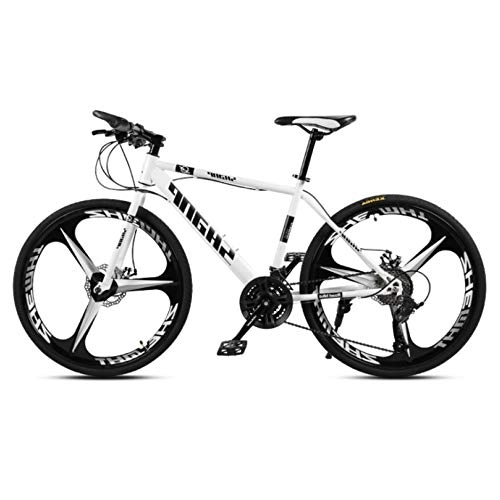 Mountain Bike : AdteBicicletta da Montagna in acciaio al carbonio, 21 velocità, biciclette a sospensione completa, ingranaggi mountain bike, doppio freno a dischi, E-30speed