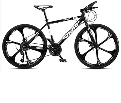 Mountain Bike : Adult-bcycles BMX 61, 5 Pollici Montana 21 velocit / 24 velocit / 27 velocit / 30 velocit Mountain Bike 24 Pollici Ruote di Bicicletta, Nero, Bianco, Rosso, Giallo, Verde (Color : A2, Size : 21)