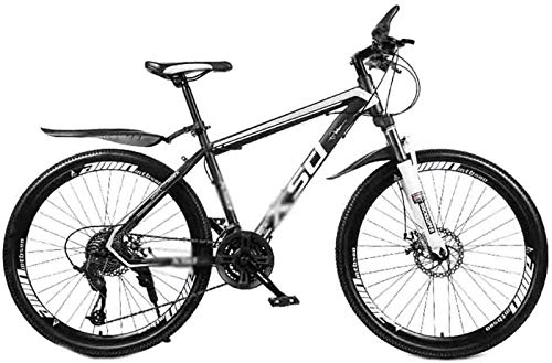 Mountain Bike : aipipl Mountain Bike Adulto MTB Bicicletta Biciclette da Strada City Ammortizzatore Biciclette velocità Regolabile per Uomini e Donne Doppio Freno a Disco Bici Fuoristrada