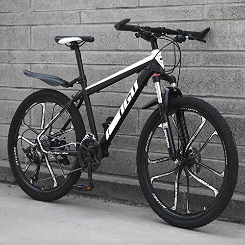 Mountain Bike : BEIGOO Bicicletta, 24 Pollici Mountain Bike, 21 / 24 / 27 / 30 Multi velocità MTB, Doppio Freno A Disco MTB, Bike per Uomini e Donne Adulti-30velocità-H