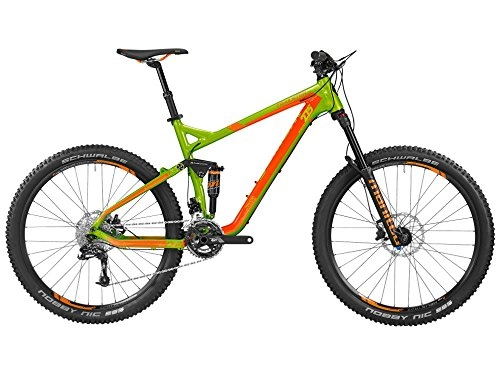 Mountain Bike : Bergamont Trailster EX 7.0 MTB 27.5" Bicicletta verde / arancione 2016, misura: L (176 – 183 cm)