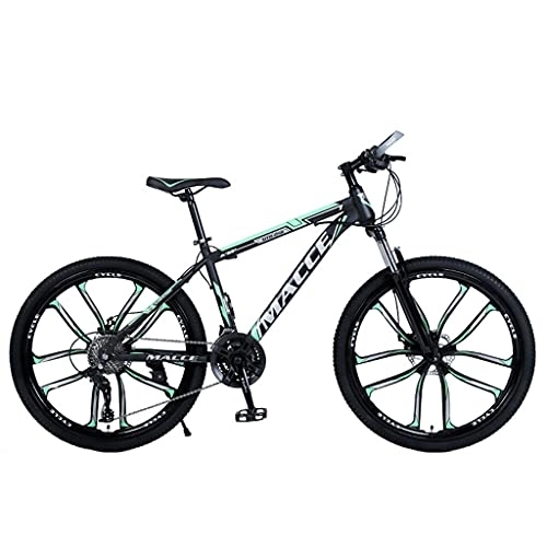 Mountain Bike : bicicletta ammortizzante a velocità variabile materiale in acciaio ad alto tenore di carbonio 170 * 100 * 80-100 cm (24 / 26 pollici 21 / 24 / 27 velocità nero rosso; nero verde; nero blu; bianco blu) bic