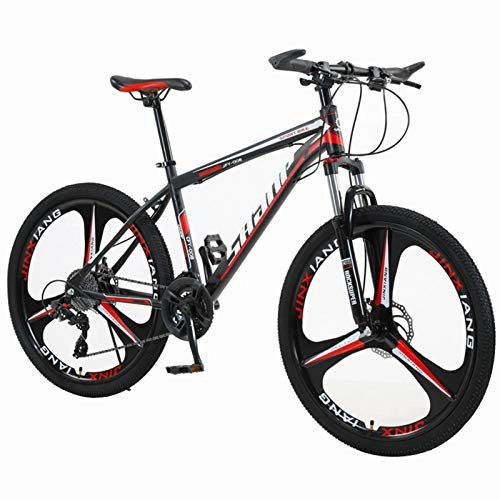 Mountain Bike : Bicycle Accessories Mountain Bike Ammortizzante per Mountain Bike in Alluminio, Bici con Freno a Disco a Doppia Sospensione con Freno a Doppio Disco, Bici per Adulti a 21 / 24 / 27 / 30 velocità