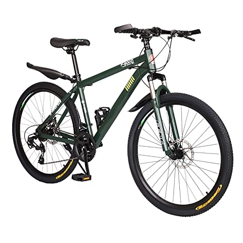 Mountain Bike : BINTING Mountain Bike, 21 / 24 / 27 Velocità, Telaio Leggero Ruote in Alluminio Da 26 Pollici, Forcella Ammortizzata, Adatto Per Uomo / Donna, 26 inches * 21 speed
