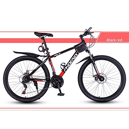 Mountain Bike : CPY-EX Mountain Bike, 26 Pollici Ruote Diametro Bici, 27 velocità, Disc Brake System, Acciaio al Carbonio Telaio, B