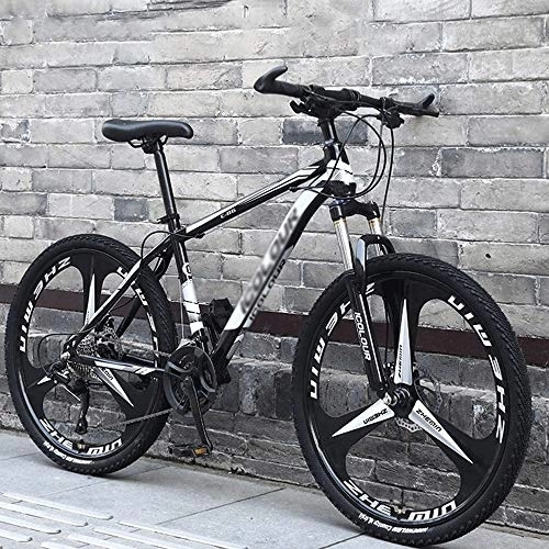 Mountain Bike : DFEIL Mountain Bike, Alluminio Leggero Sospensione Completa Struttura della Montagna della Bicicletta, Forcella della Sospensione, 26" (Color : 27 Speed)