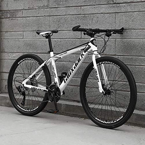 Mountain Bike : eupaja - Mountain bike da adolescente a velocità variabile in acciaio al carbonio con coda rigida regolabile sedile anteriore a 24 velocità, C