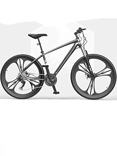 Mountain Bike : Fante's Bicicletta Nera per Mountain Bike per Adulti, Maschio Femmina Mountain Bike a velocità Variabile per Bicicletta Luce Doppio Assorbimento degli Urti