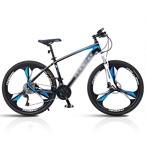 Mountain Bike : FBDGNG Hardtail Mountain Bike 26 pollici telaio in lega di alluminio leggero 27 velocità con ammortizzatore bloccabile forcella anteriore (dimensioni: 27 velocità, colore: blu)