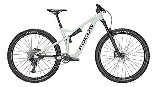 Mountain Bike : Focus Jam 6.8 29R - Mountain Bike a sospensione completa 2022 (S / 39 cm, grigio cielo)