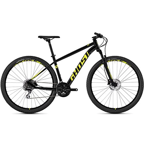 Mountain Bike : Ghost Kato 3.9 Shiny / / Night Black / Night Black / Neon Yellow Modello 2018, night black / night black / neon yellow