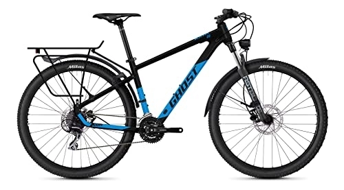Mountain Bike : Ghost Kato EQ 27.5R Mountain Bike 2022 (M / 44 cm, Black / Bright Blue - Matt)