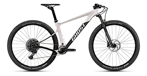 Mountain Bike : Ghost Lector SF LC 29R Mountain Bike 2022 (L / 46 cm, Light Grey / Black - Glossy / Matt)