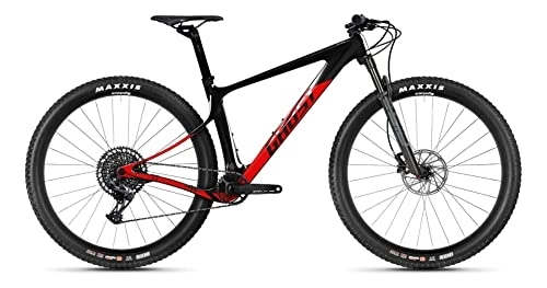 Mountain Bike : Ghost Lector SF LC Universal 29R Mountain Bike 2022 (L / 46 cm, Raw Carbon / Riot Red - Glossy / Matt)