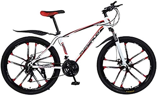 Mountain Bike : Greatideal Mountain Bike da 26"a 21 velocità per Adulto, Telaio a Sospensione Completa in Alluminio Leggero, Forcella Ammortizzata, Freno a Disco