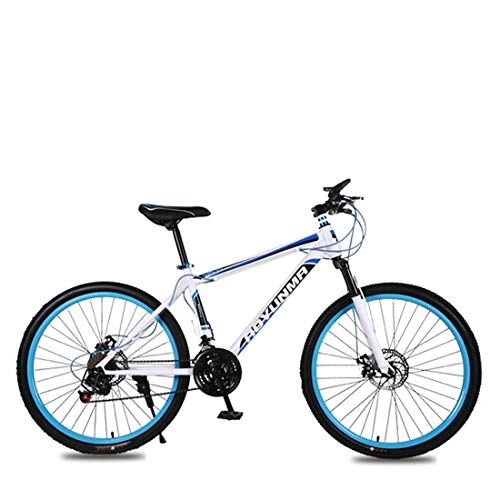 Mountain Bike : GRXXX Bicicletta da 20 Pollici per Bici da 21 Pollici per Adulti, Blue-26 inch 21 Speed