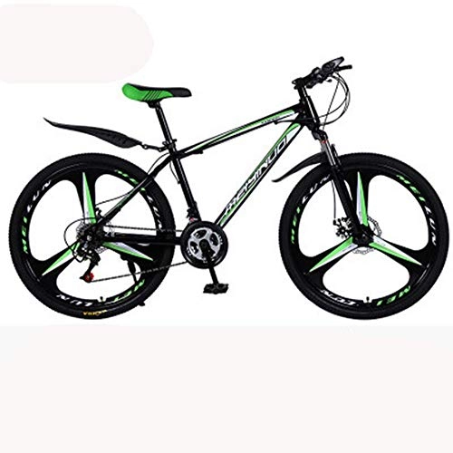 Mountain Bike : GUO Bicicletta da 21 velocità per Studente all'aperto in Acciaio al Carbonio con Telaio in Acciaio al Carbonio da 29 Pollici