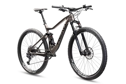 Mountain Bike : HEAD Adapt Edge 2.0, Bicicletta a Sospensione Completa Unisex Adulto, Grigio Metallico / Nero, 48
