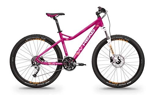 Mountain Bike : Head Bike MTB, Bicicletta Donna, Pink Opaco, 27, 5 / 39cm