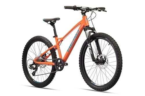 Mountain Bike : HEAD Ridott 2.0 24, Mountain Bike per Bambini Gioventù Unisex, Arancione / Blu, 34
