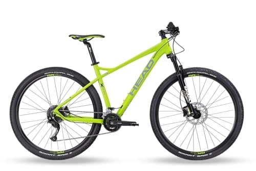 Mountain Bike : HEAD X-Rubi 1.0, Mountain Bike Unisex Adulto, Opaco Verde, 44
