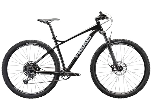 Mountain Bike : HEAD X-Rubi 5.0, Mountain Bike Unisex Adulto, Nero / Grigio, 56