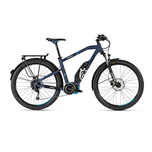 Mountain Bike : Husqvarna Light Cross LC1 Allroad 27, 5'' 500Wh Shimano 9v Blu Taglia 40 (eMTB Hardtail)